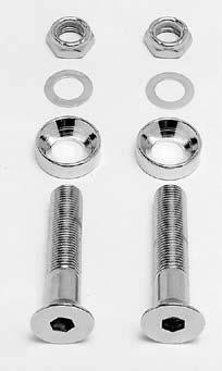 9986-8 Shock Mounting Bolt Kit Chrome plated custom dome bolts used to mount shocks