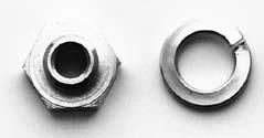 Seat Hardware Seat Post Rod Lock Nut and Lockwasher Nut and lockwasher fits all Harley models 1925-81 except
