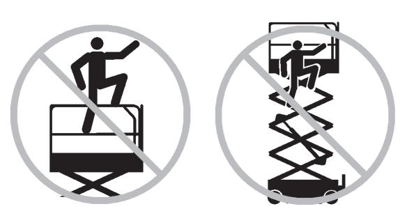 Safety Rules Work Area Safety Crushing Hazards Keep hands and limbs out of scissors. Keep hands clear when folding rails.