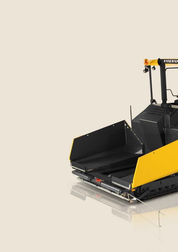 THE PERFECT PAVING PACKAGE. Visibility All-round visibility and extendable operator seat for a 360 view of the whole paving process. settings.