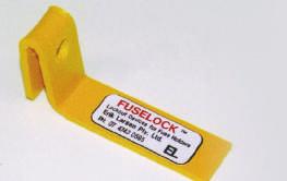 For fastening on the fuse holder with the attached VHB tape. Can be installed while fuse holder is in service. For backwired type fuse holders.