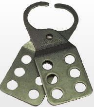Coating - Single Pack Lockout Hasp Stainless Steel - Red Coating - 25 x Indiv.