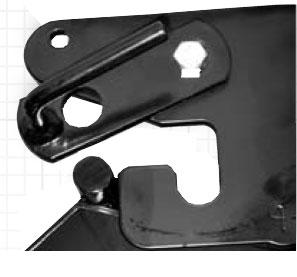 Flat plate stays on wheeler during the summer acting as a skid plate No loss in ground clearance Grade 5 carriage bolts Made of 11 gauge steel Latch bracket has no pins to line up UTV Standard Front