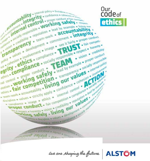 The Alstom Integrity Programme 2/2 Content Alstom Code of Ethics available in 21 languages Group Instructions applicable to all