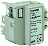 .. Technical information/ Outlets/SCHUKO outlets with overvoltage protection 18/11 5UH1 340 021 1 set/ 5sets 5UH1 341 021 1 set/ 5sets UP 563 function module for integrating switchable SCHUKO
