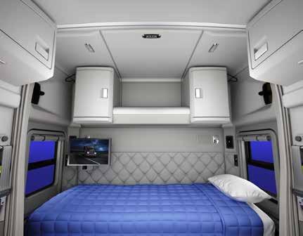 52-Inch Mid-Roof Sleeper When the schedule requires a short layover, the