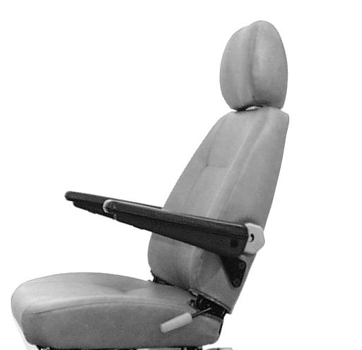 VI. COMFORT ADJUSTMENTS HIGH-BACK SEAT HEADREST ADJUSTMENT If your PMV is equipped with a high-back seat, the headrest height can be adjusted to several positions. 1.