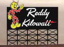 98 Reddy Kilowatt N Animated Neon Billboard Micro Structures 502-3682