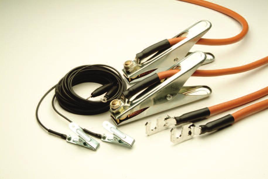 DLRO TEST LEADS Digital Microhmmeter HIGH CURRENT LEADSETS 6220-755 5m Lead set 2 x 50 mm 2 current leads with clamps and 2 x potential leads with clips.