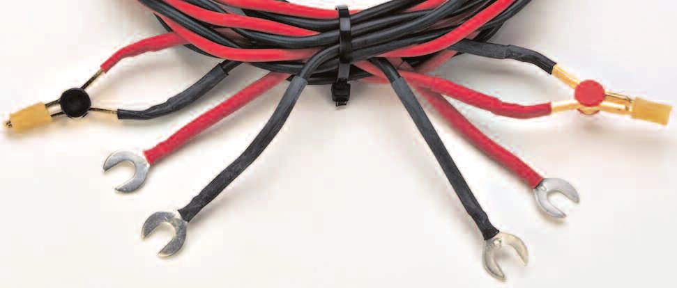 5 m) 242004-30 30 ft (9 m) High Current Lead Sets Lead set consists of pair of flexible high current capacity (600 A cont.) leads, together with a separate pair of lightweight potential leads.