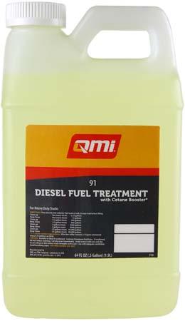 QMI DIESEL FUEL TREATMENT WITH CETANE BOOSTER Multifunctional diesel fuel additive with cetane booster Description A multifunctional diesel fuel additive that boosts performance in the key areas of