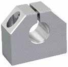 DryLin Shaft End Block, Standard Design, mm Special properties Material: aluminium Dimmensions [mm] Part No. d B H H1 L [mm] [mm] [mm] [mm] [mm] h ±0.