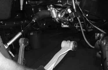 Remove control arms and set aside with