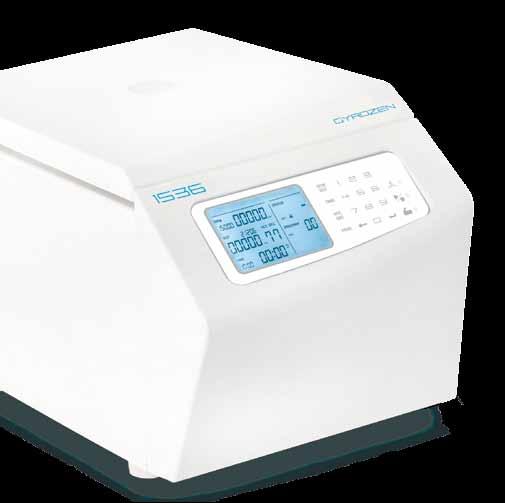 It s a Whole New Playing Field Micro Centrifuge, 1536 Standing in its sleek curves, the 1536 boasts a highly ergonomic user interface that is unique in its class. As many as 36 of 2.