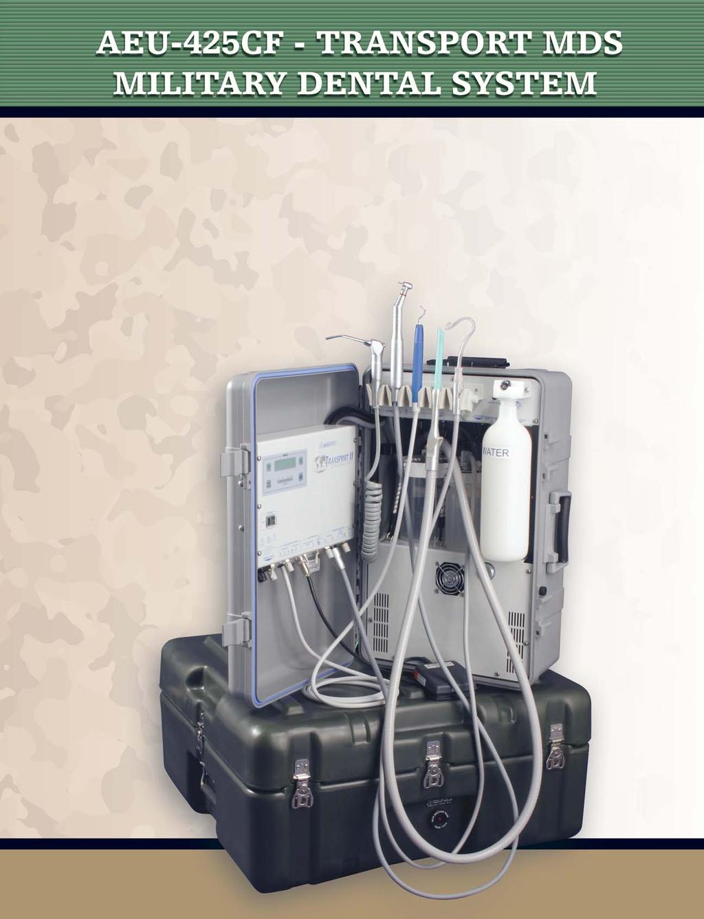 Aseptico s full-featured Transport MDS Electric Military Field Dental System is a result of years of analysis, design, engineering and testing.