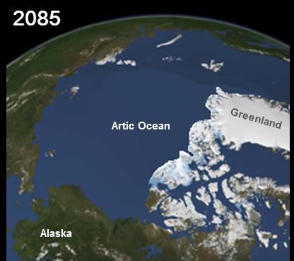 The Arctic Ice is disappearing and