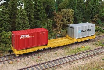 Walthers is your source for modeling HO intermodal Gunderson 53' Rebuilt All-Purpose Well Car IN STOCK $39.98 each Popular TTX schemes with new numbers!