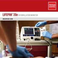 Literature, Communication and Third Party Accessories 13 LIFEPAK 20 / 20e Inservice Video 21300-008075 (English - NTSC DVD) Service Manual 26500-002703 (English - CD Rom) Operating Instructions