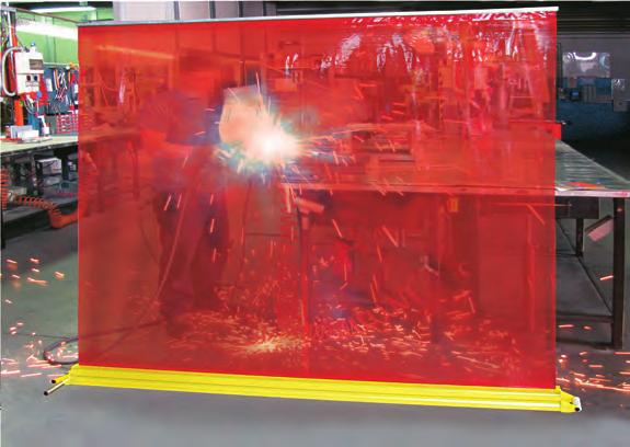 WELD SCREEN is equipped with an anti-glare foil