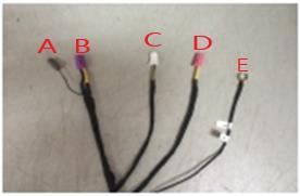 HARNESS CONNECTIONS: 1 2 3 4 5 6 7 9 8 POWER