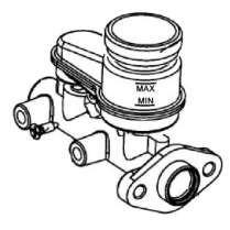 16. MAINTENANCE OWNER S/OPERATOR S MANUAL 07.0 Checking the brake fluid level Insufficient brake fluid may let air enter the brake system, possibly causing the brakes to become ineffective.