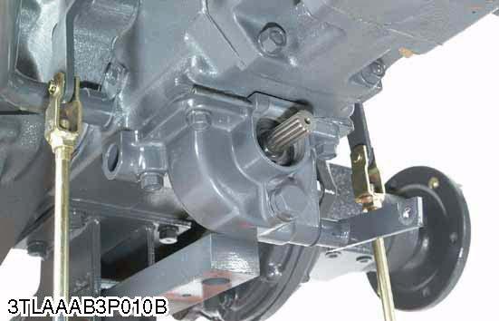 L2800, L3400, WSM TRANSMISSION (MANUAL TYPE) Front Drive Case (4WD Type) 1. Remove the front drive case. 2.