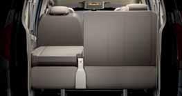 upholstery and a new flexible 60:40 third row, the Xylo takes comfort to