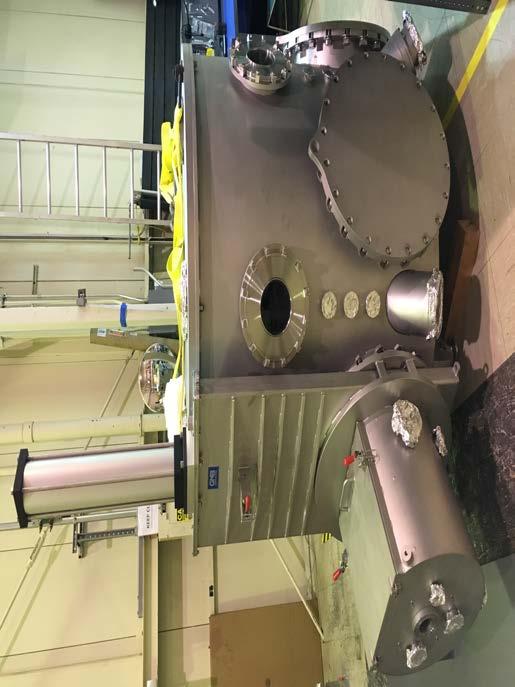 Radiation testing on Solid Rocket Motor Propellent underway Battery environmental testing