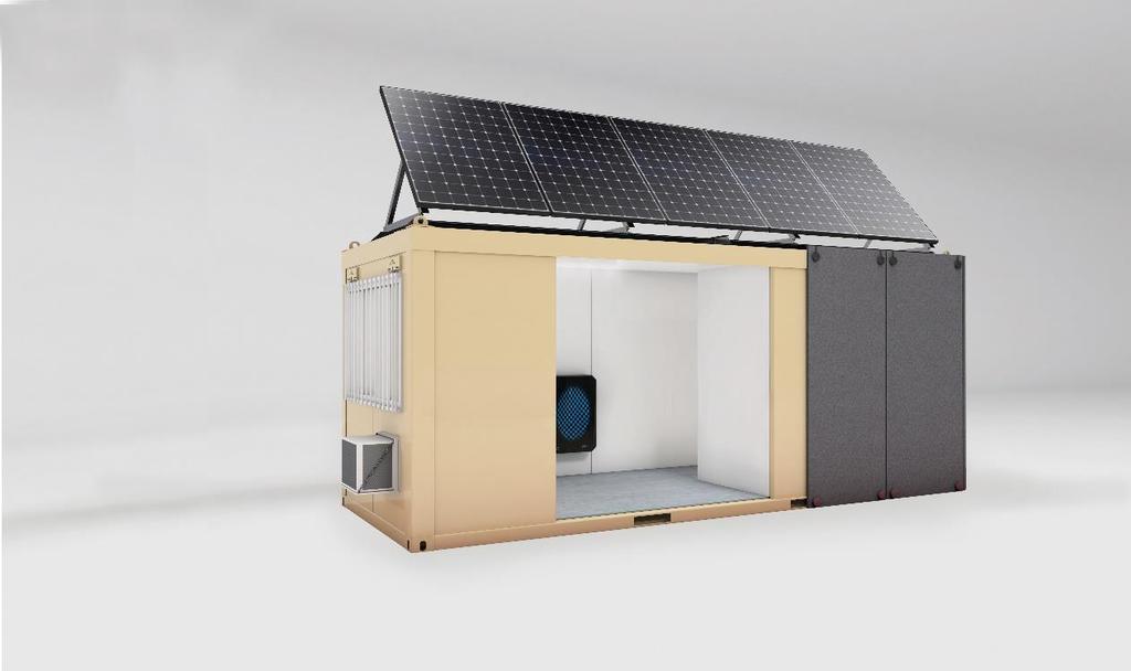 DAY 2 The concept can be upgraded with a Hybrid solar power system, an