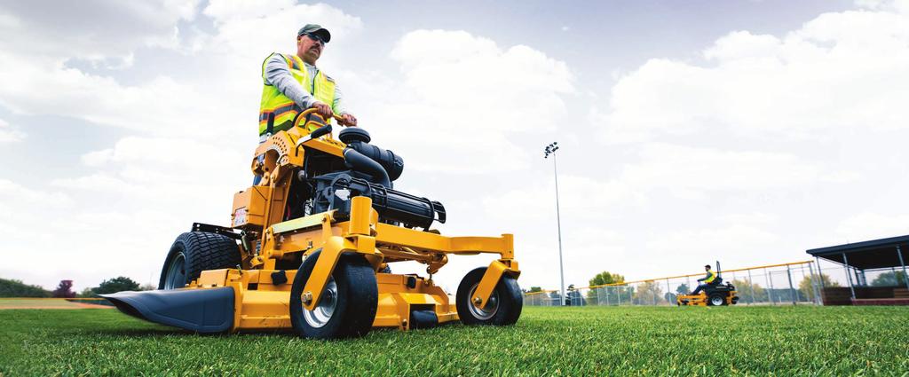COMMERCIAL MOWERS GOING THE EXTRA YARD You work hard, so