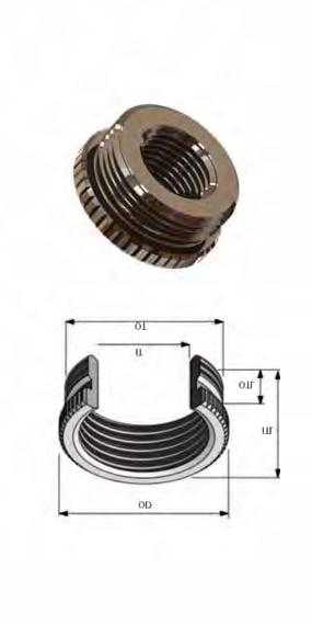 METAL REDUCERS METRIC & PG THREAD Reducers are ideal when a threaded hole exists and you need to secure a smaller thread or different style of thread.