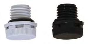 VP VET PA6 POLYAMIDE VET PLUGS METRIC THREAD Vent plugs are used to balance the pressure in an enclosure to protect electronic connections from condensation.