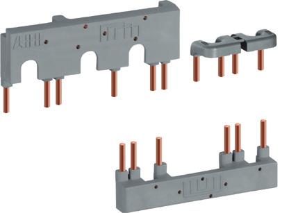 .-4 insulated -pole connecting links ensure the electrical and mechanical connection between the contactor and the associated manual motor starter.