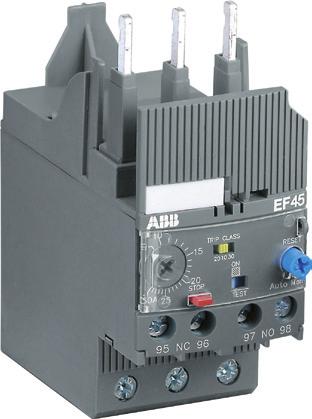 .. AF0 EF9 Setting ranges Max. fuse Suitable for J SCCR contactors A... A A KA Catalog number Price list Pack (ing) Weight pieces ( pce) EF9 Electronic Overload Relay 0.0... 0.2 00 AF09... AF26 EF9-0.