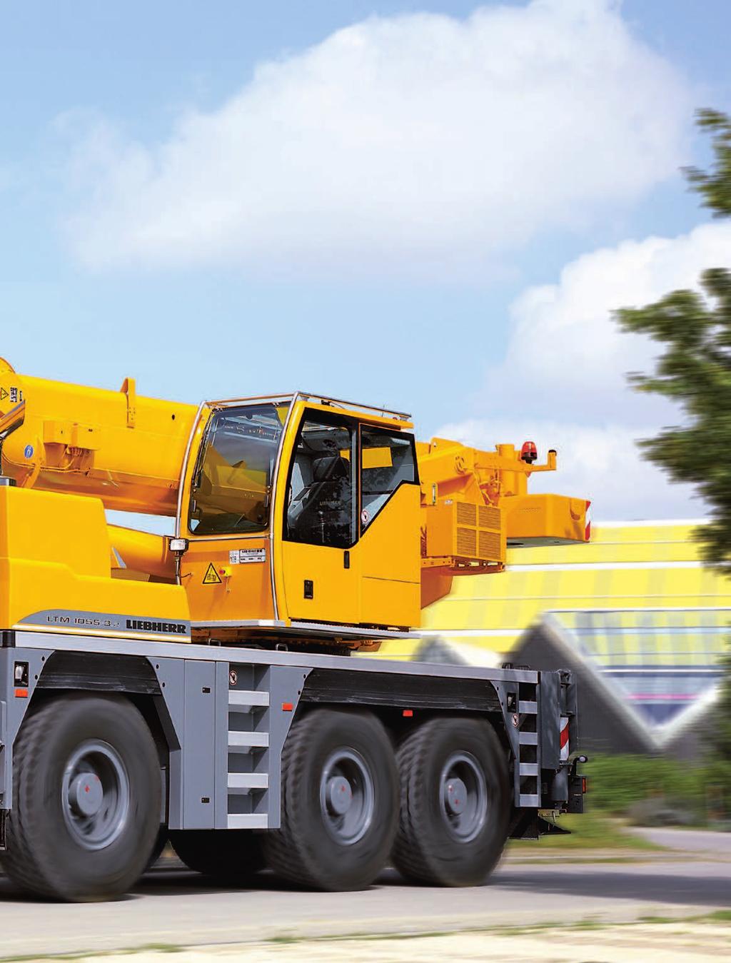 A long telescopic boom, high capacities, an extraordinary mobility as well as a comprehensive comfort and safety configuration distinguish the mobile crane from Liebherr.