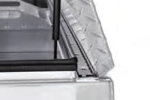 Aluminum Lid VISIBLE WELDS ARE FULL-LENGTH TIG SEAM WELDS Double-tuck lid hinge