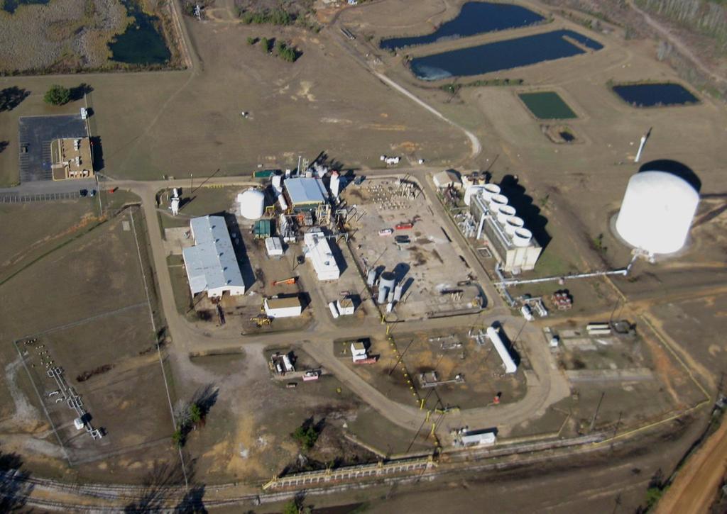 Existing Plant Plant from the air in 2012 I A J B G LEGEND: A: Administrative offices B: Main processing building C: Control & chemistry lab D: Warehouse E: