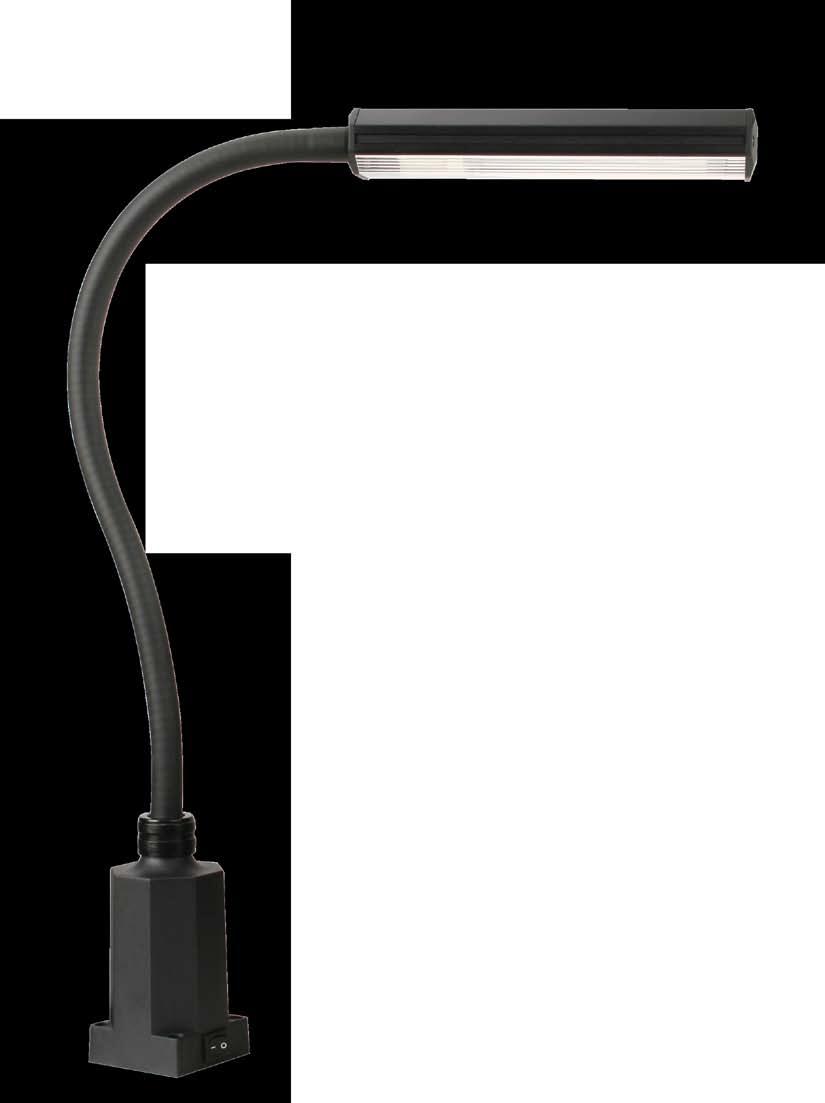 CL Series 9 CL Series Task Light The CL Series offers low heat emission and bright, fluorescent light. It is available in a flexible gooseneck for easy positioning.