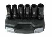 Square Drive Socket Sets CCN: 80171077 6, 7, 8, 9, 10, 11, 12, 13 and 14 mm,