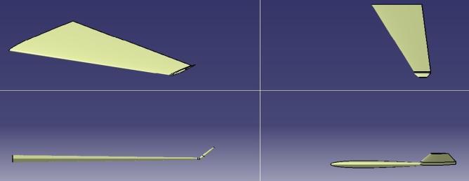 Modeling of Taper wing Winglet basic parameters are as follows in below figure 6. III. GENERAL PROCEDURE FOR CFD ANALYSIS TABLE II GENERAL PROCEDURE No.