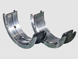 Crankshaft Thrust Bearing Crankshaft KT-9635 The thrust bearing halves are multiple pieces that are assembled as one part for the the number seven main bearing at the rear of the engine.