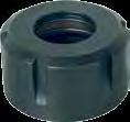 Retaining nuts, system DIN ISO 15488 coets DIN ISO 15488 appication with interna cooing IC/ER seaing washer increased camping version ER or IC/ER with gide ring Scope of deivery increased camping ce