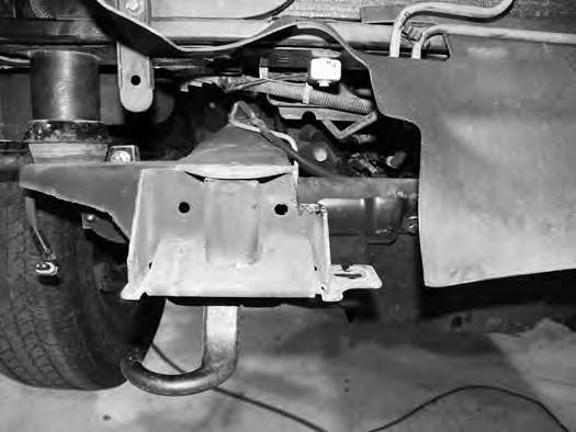 Figure 25B 62. Mount the new front bumper brackets to the factory bumper mount on the frame with the upper factory bumper mount bolt Figure 26A. Leave loose.