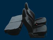 50/50 split fold rear seats and easy