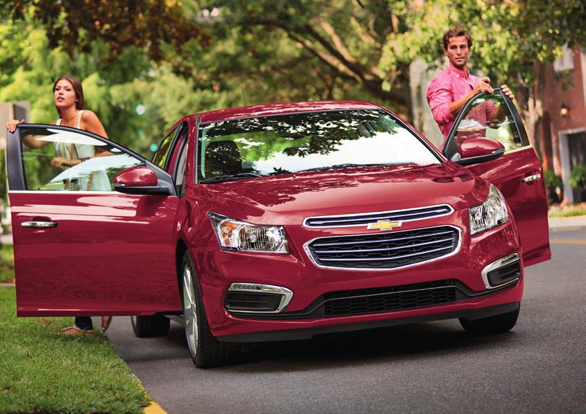 WHEN IMAGINATION CAN TAKE YOU EVERYWHERE. As you set off finding new roads, the best way to do it is in the Chevrolet Cruze.