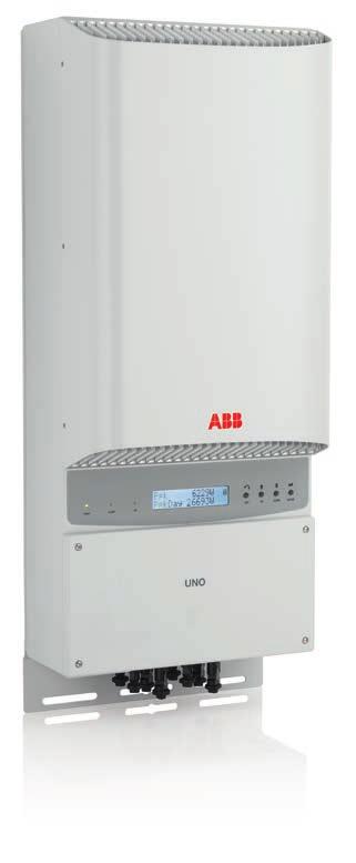 Solar inverters ABB string inverters PVI5000/6000TLOUTD 5 to 6 kw Designed for residential and small commercial photovoltaic installations, this inverter fills a specific niche in the product line to