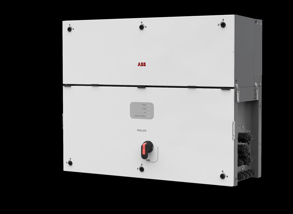 Evolving from component to a complete «all-in-one» solution ABB s PVS-175 the «all in