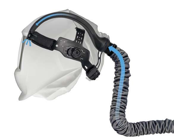 TECMEN Welding Helmet TM820 FREFLOW PAPR All the great benefits with the powered air-purifying respirator.