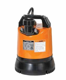 Electric Submersible Pumps LSR GROUND DRAINAGE PUMP Pump holds suction for drainage to 0.2 inch water level. LSR2.