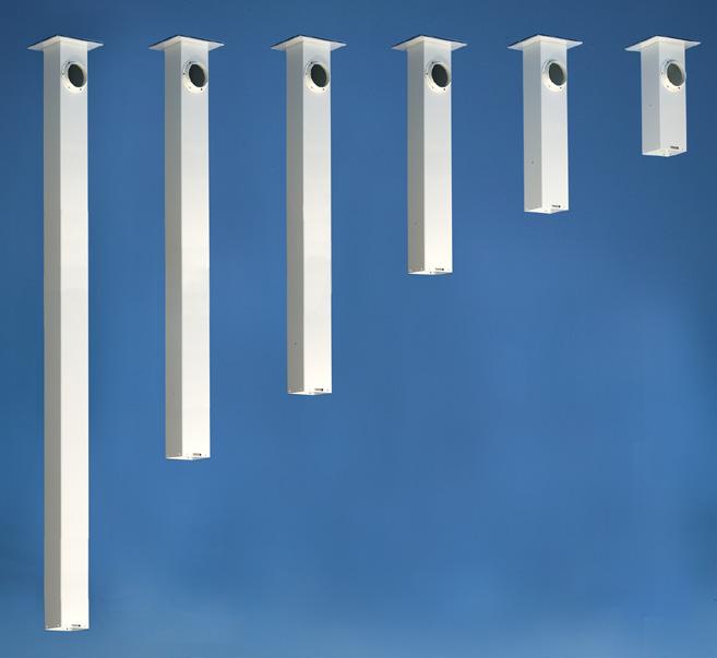 System 100 Aluminium (AL) Wall/Ceiling mounted (WCM) Ceiling Column Technical Description Ceiling Columns Used for mounting the System 100 Wall/Ceiling Mounted Extraction Arms.